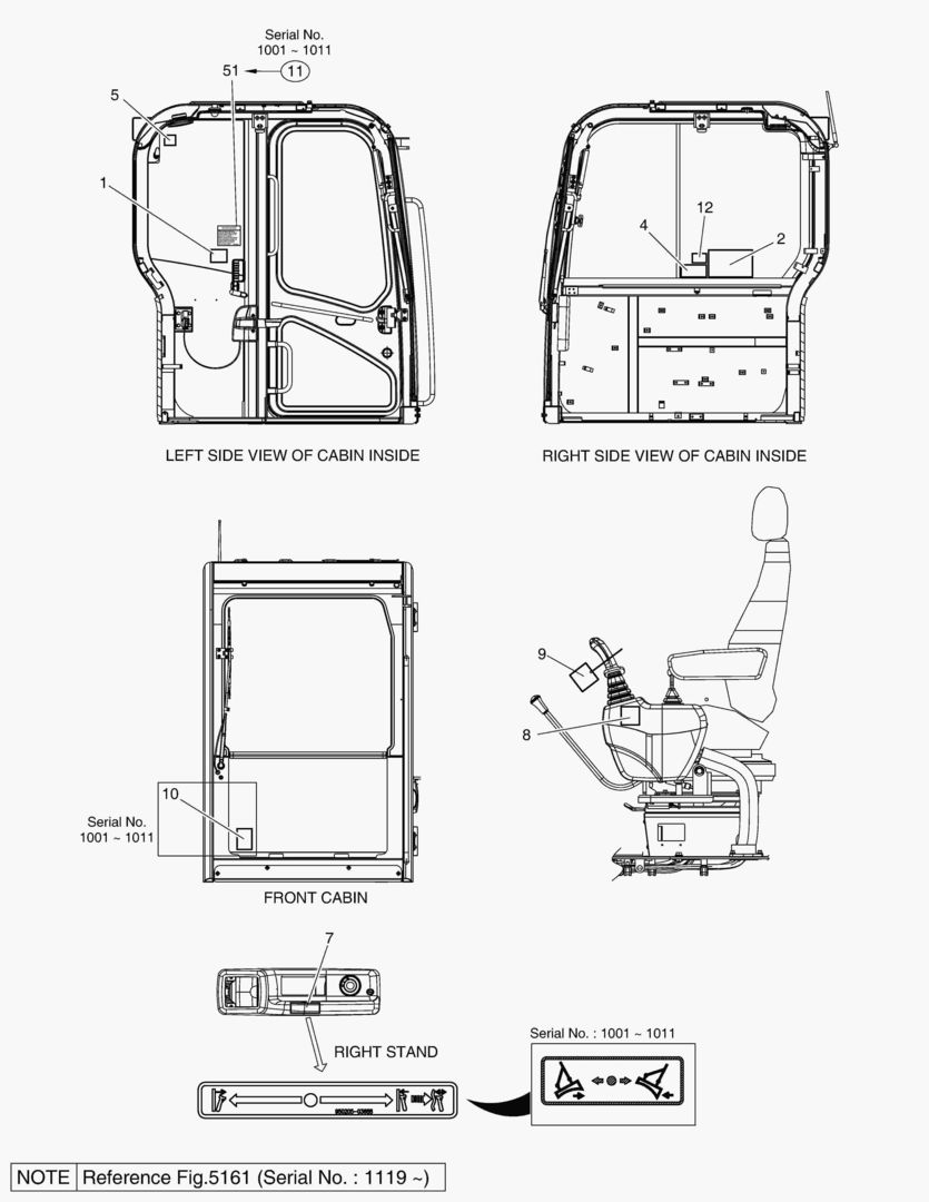5140 NAME PLATE - CABIN(EXPORT) [1001~1118]