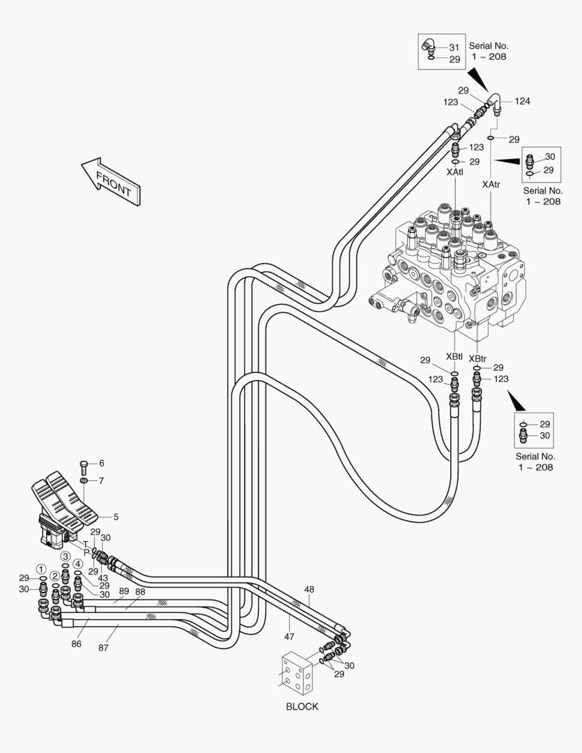 ТРУБОПРОВОД СЕРВОУПРАВЛЕНИЯ(6)
