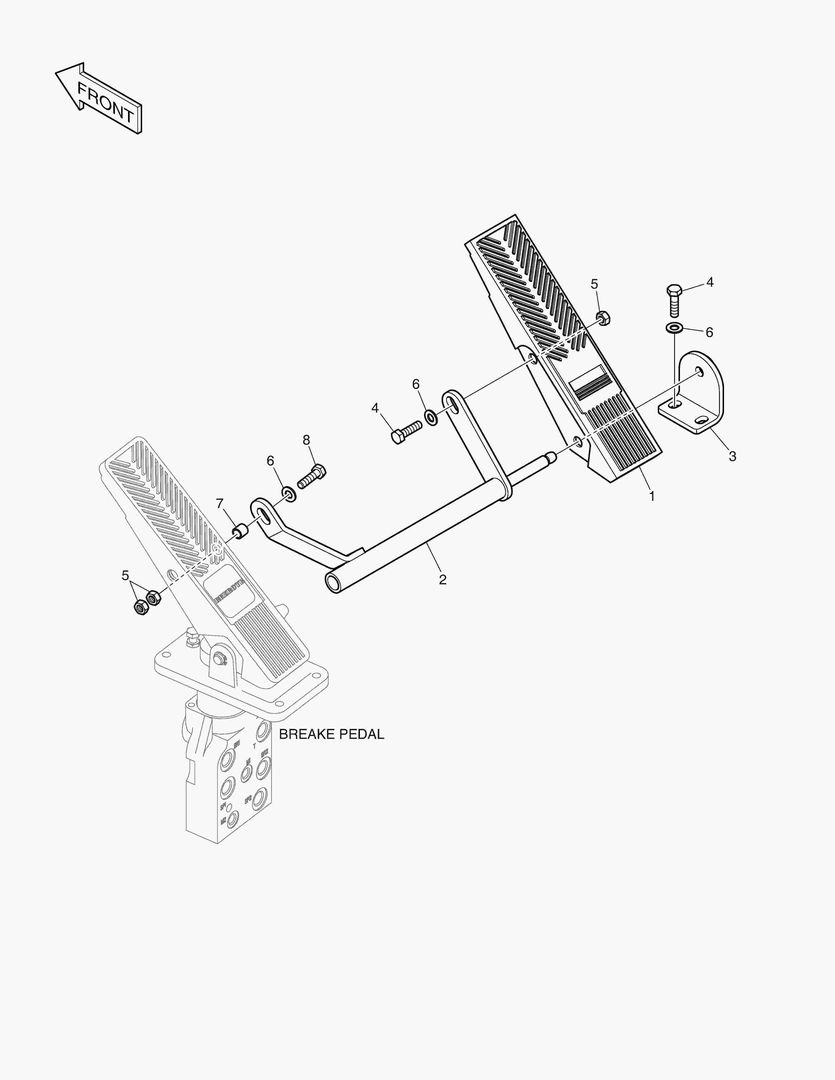 6100 PEDAL VALVE - OPT.
