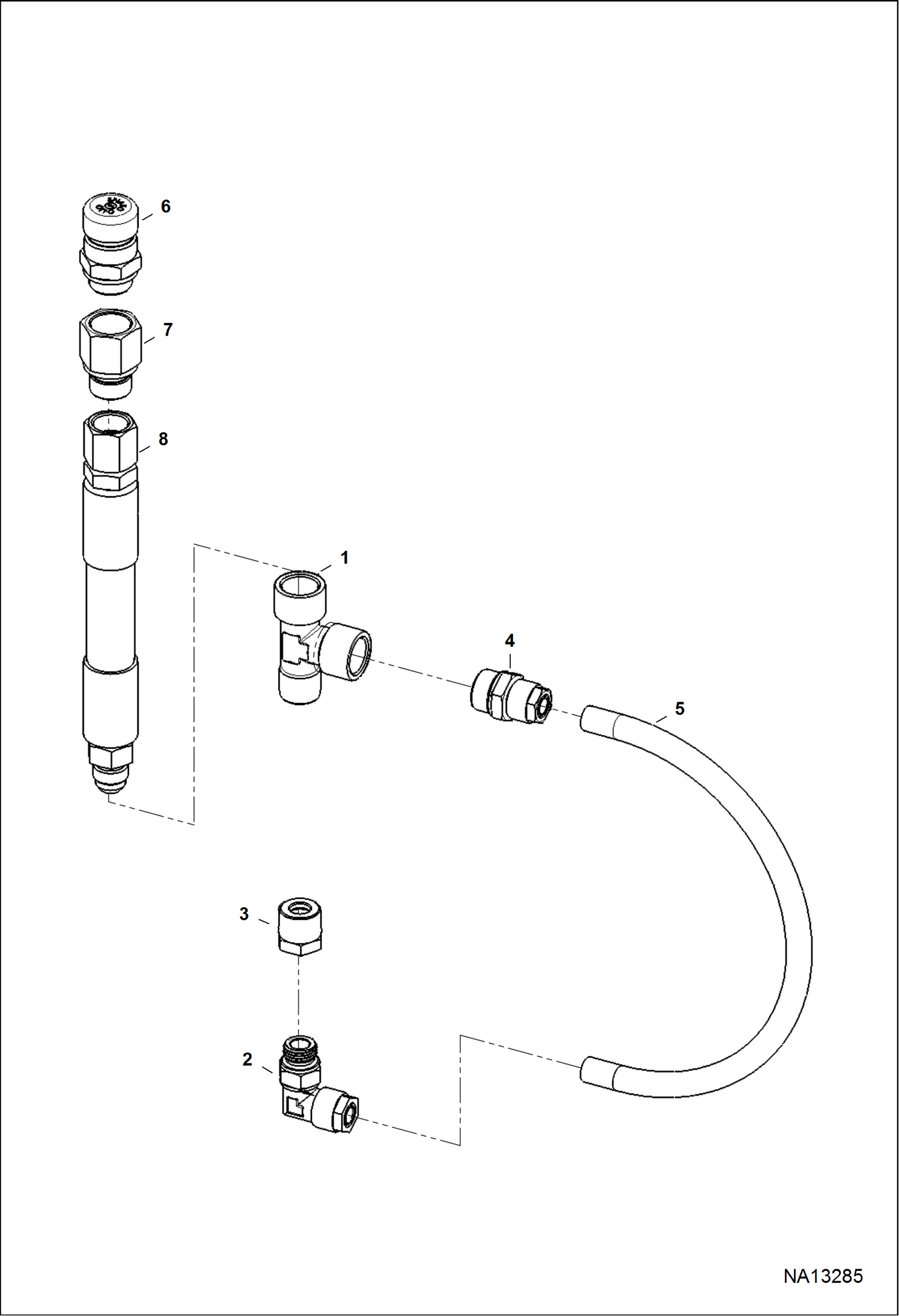 ГИДРОСИСТЕМА (НАБОР ДЛЯ ЗАЛИВНОЙ ТРУБКИ МАСЛА)