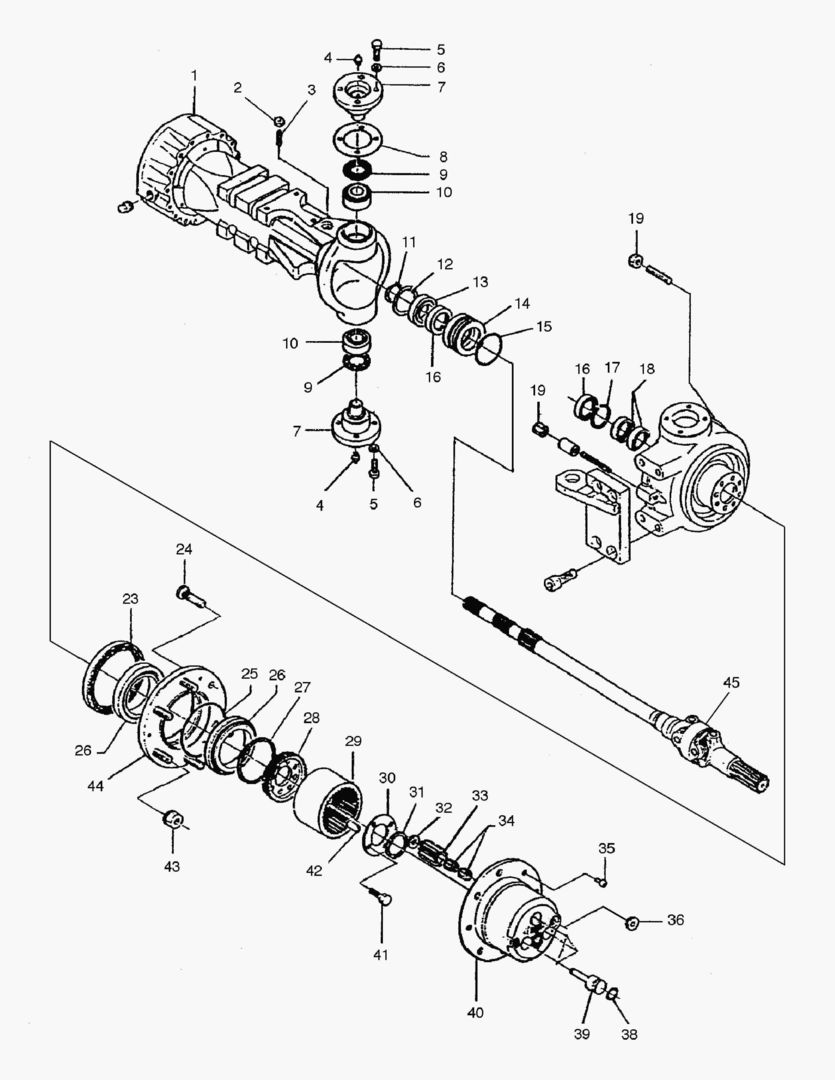 4390 FRONT AXLE(3) [5001~7111]
