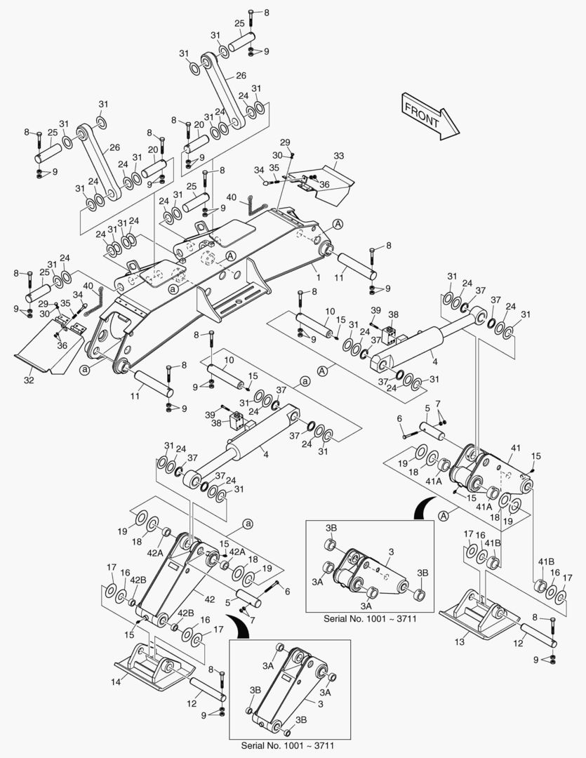 АУТРИГЕР В СБОРЕ-ПЕРЕДНИЙ