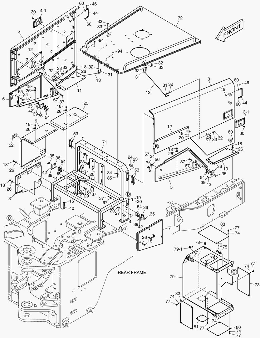 КРЫШКА ДВИГАТЕЛЯ