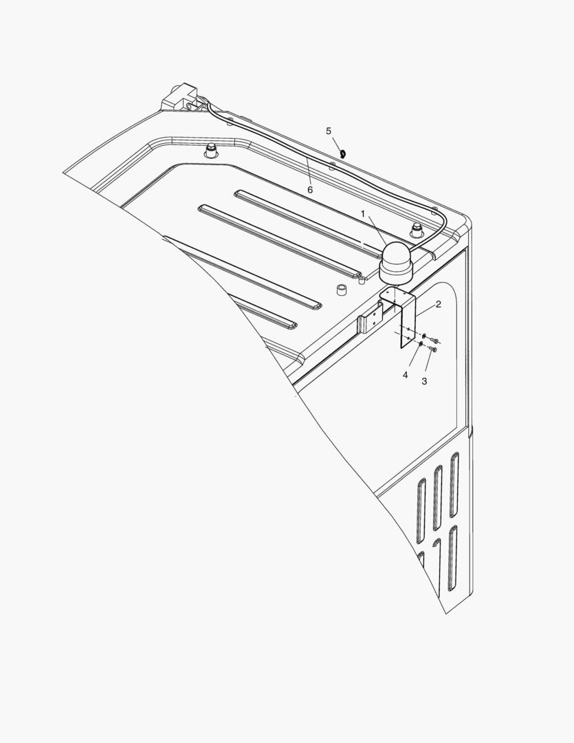 Спецтехника 1505 ELECTRIC PARTS(10)- ROTATION BEACON [10001~10118] - главное фото