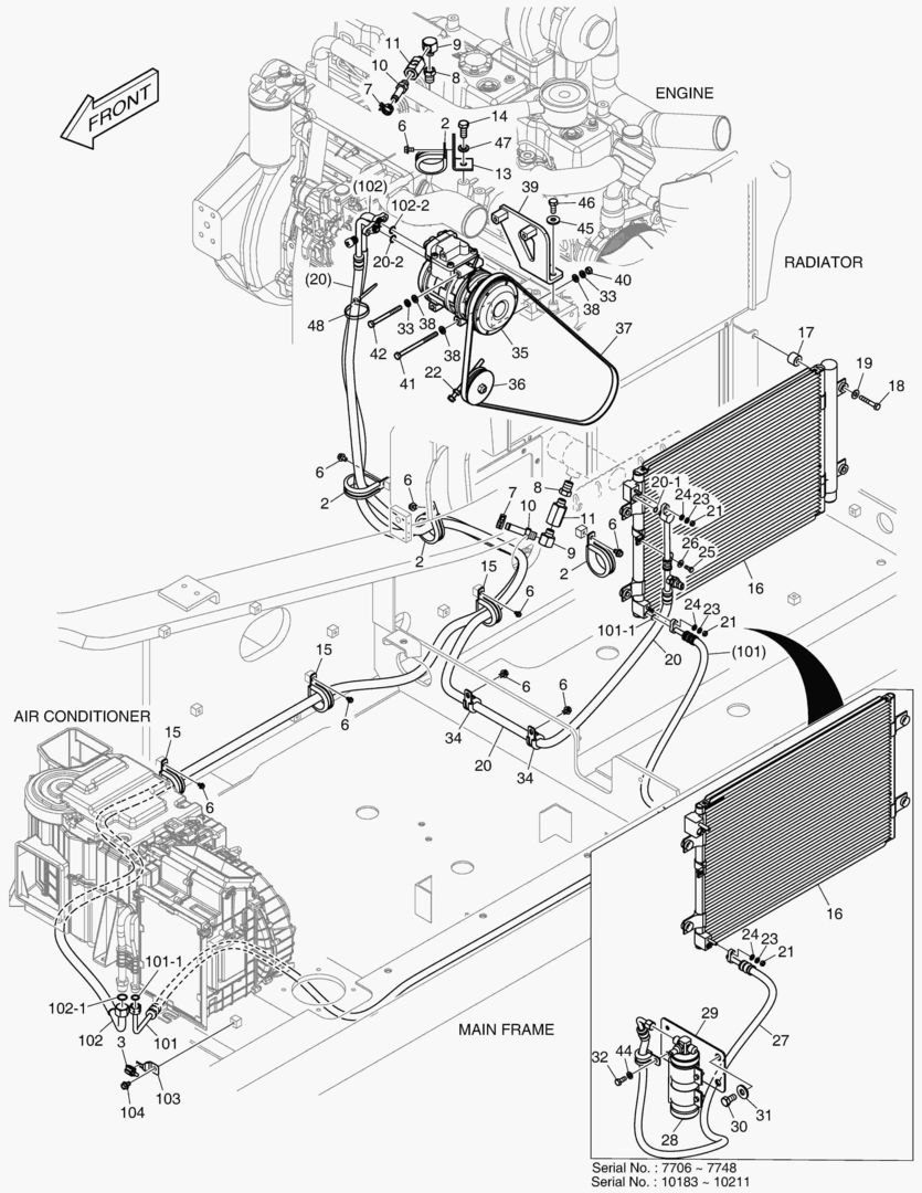 7910 AIRCONDITIONER(2) - HEATER [7706~]