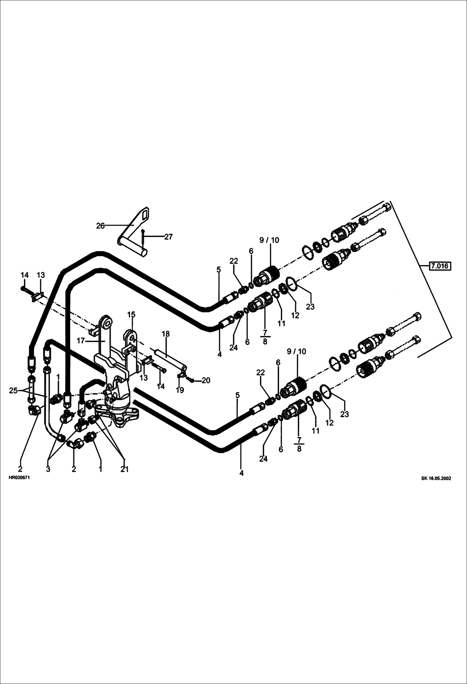 ДВУХЧЕЛЮСТНОЙ ГРЕЙФЕРНЫЙ КОВШ (НАВЕСНОЕ УСТРОЙСТВО ЗАХВАТА С ГИДРОУСТАНОВКОЙ)(442) (ПРЯМОЕ КРЕПЛЕНИЕ) (ТИП GM2)