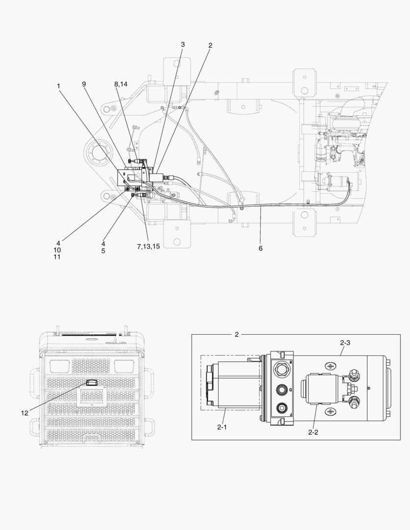 Спецтехника 5382 ELECTRIC PARTS - REAR FRAME(RUSSIA) - главное фото