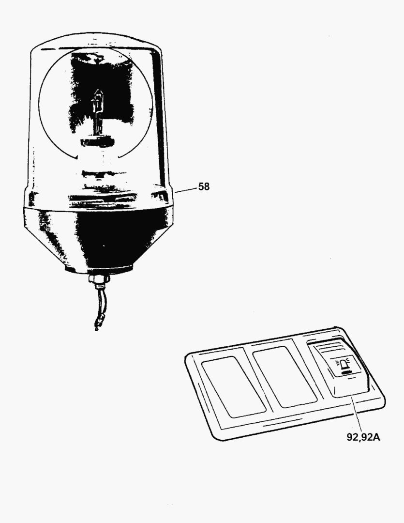 Спецтехника G500-62 ROTATING BEACON