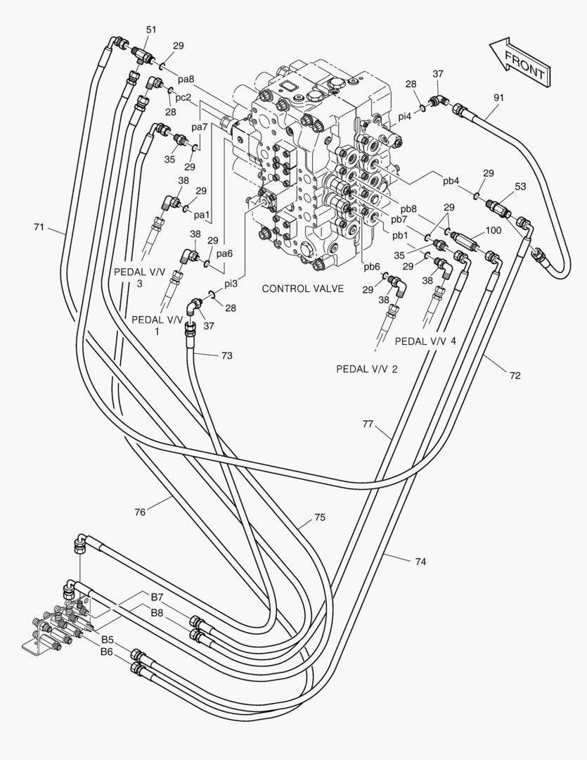 ТРУБОПРОВОД СЕРВОУПРАВЛЕНИЯ(4)