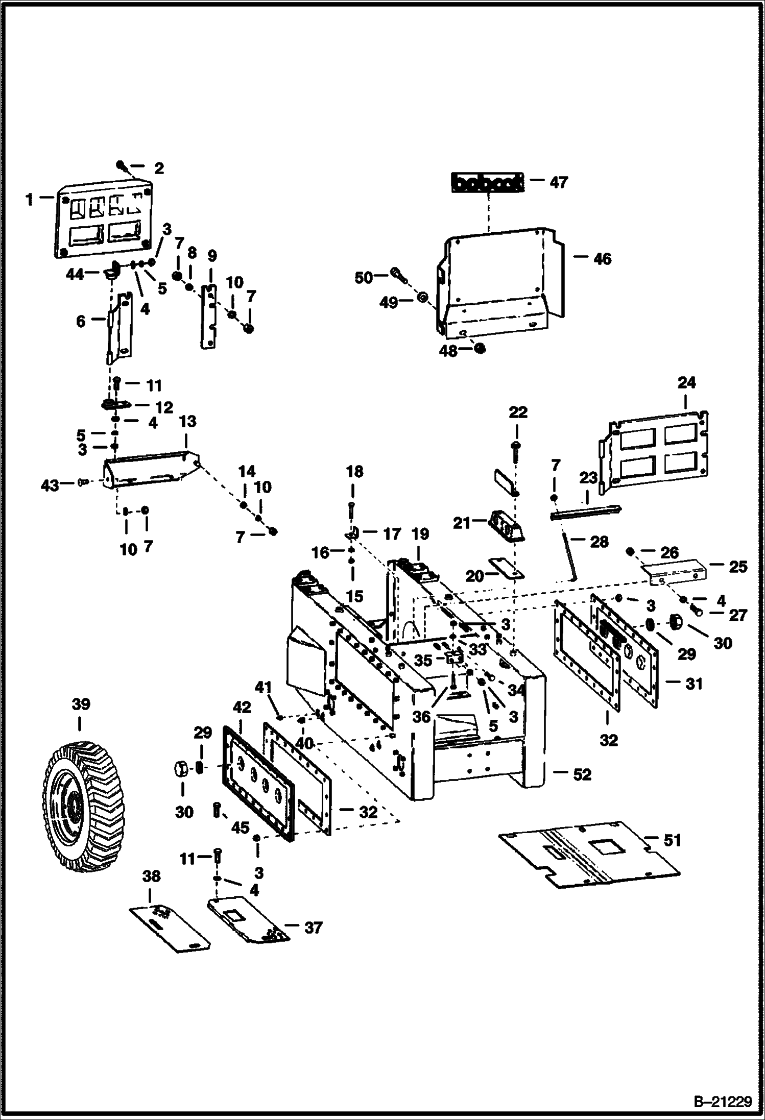 РАМА ШАССИ ПРАВАЯ СТОРОНА