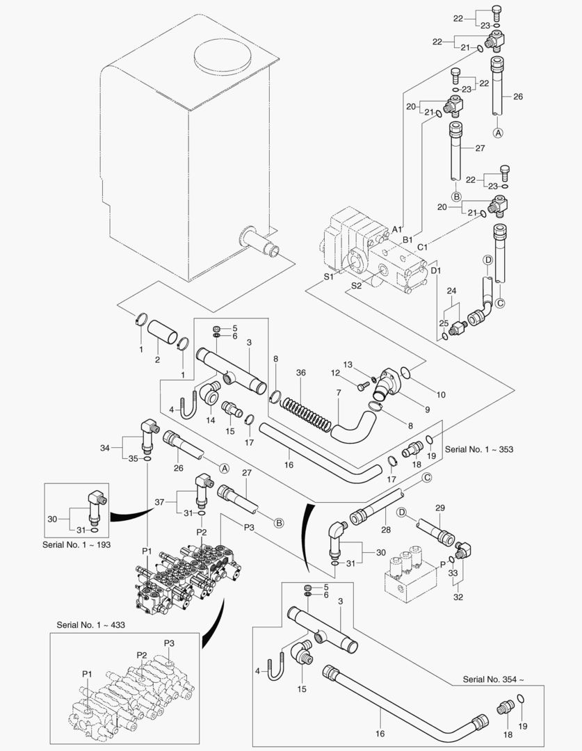 ТРУБОПРОВОД ГИДРАВЛИЧЕСКОЙ СИСТЕМЫ(1)