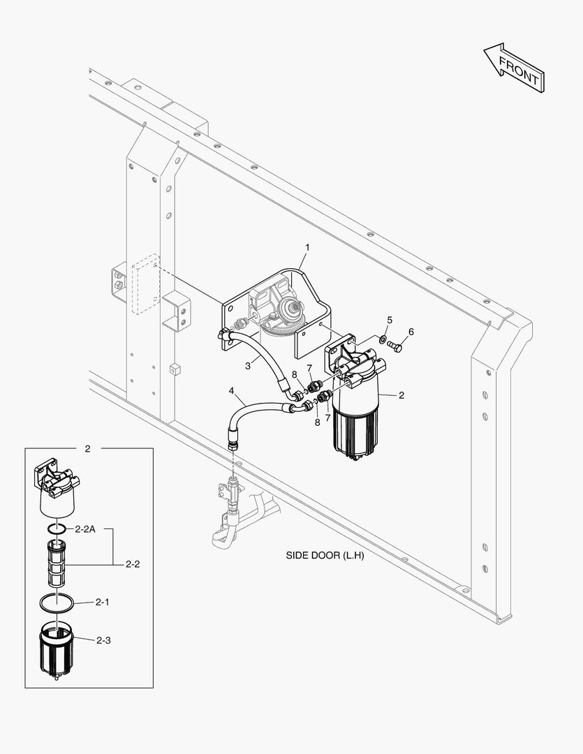 7860 ADDITIONAL WATER SEPARATOR ASS`Y