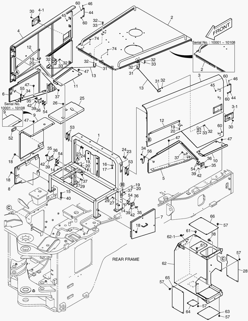 КРЫШКА ДВИГАТЕЛЯ