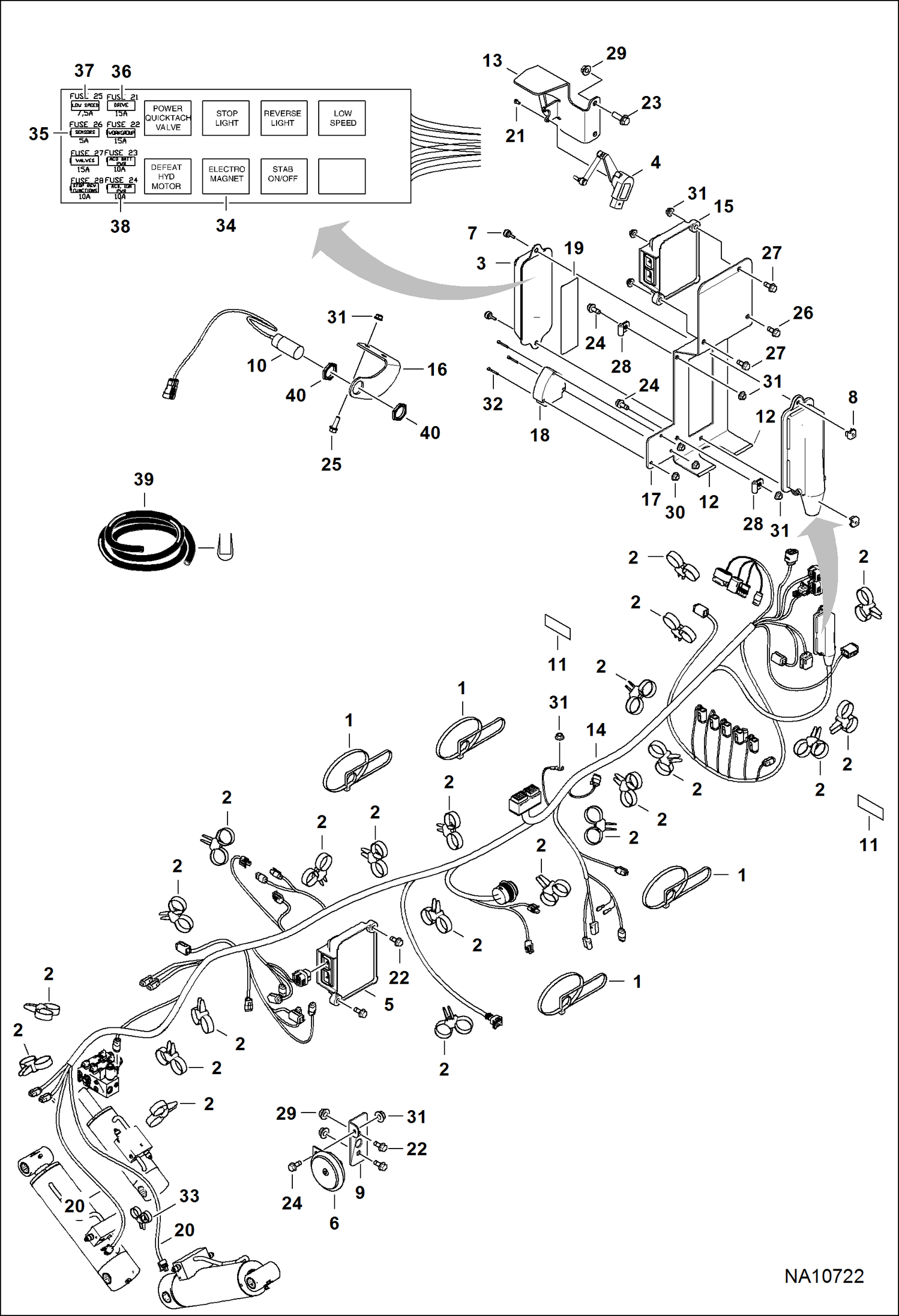 ЭЛЕКТРОСХЕМА РАМЫ