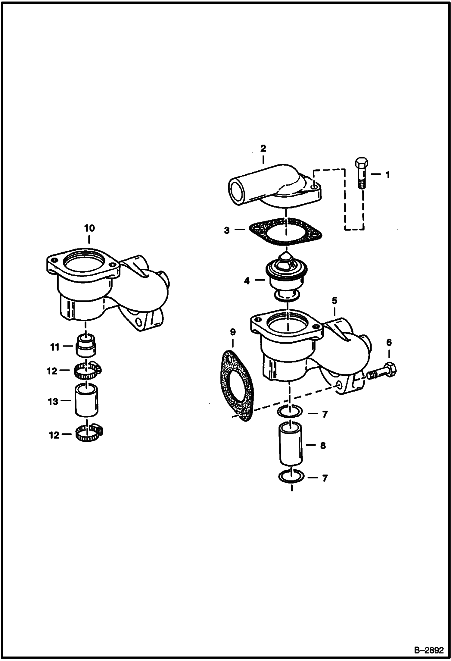 КОРПУС ТЕРМОСТАТА В СБОРЕ