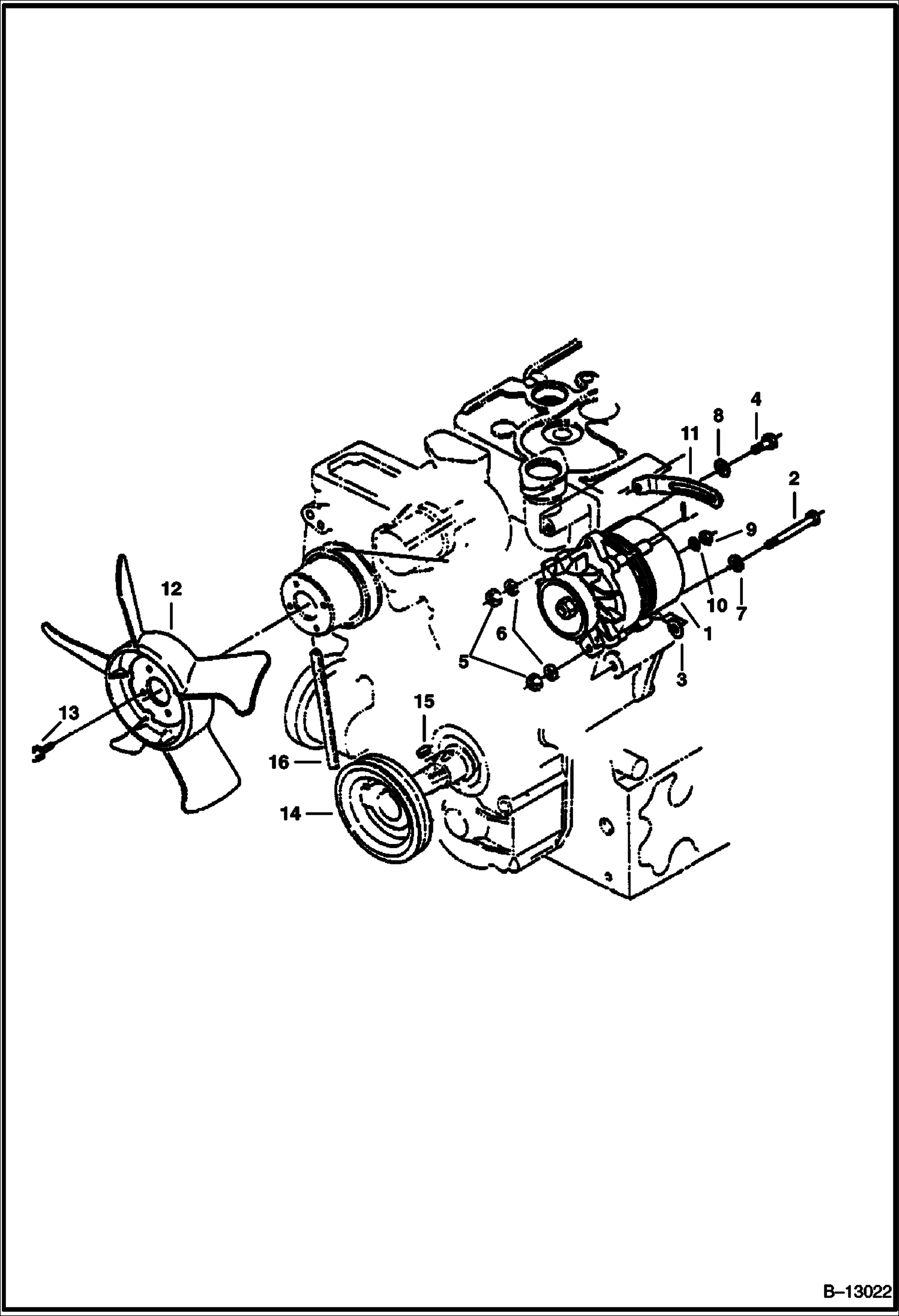 ВЕНТИЛЯТОР И ГЕНЕРАТОР ПЕРЕМЕННОГО ТОКА