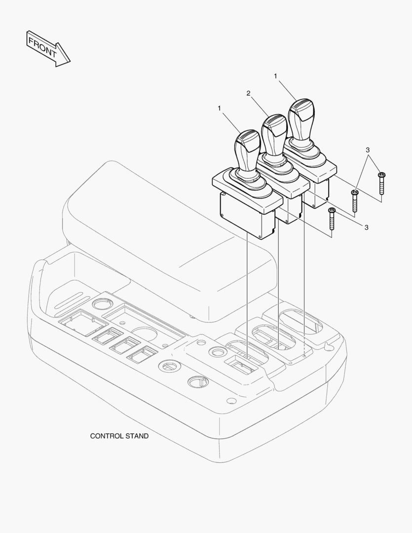 РЫЧАГ - 3 КАТУШКИ(ЭЛЕКТРИЧЕСКИЙ РЕГУЛИРУЮЩИЙ КЛАПАН)
