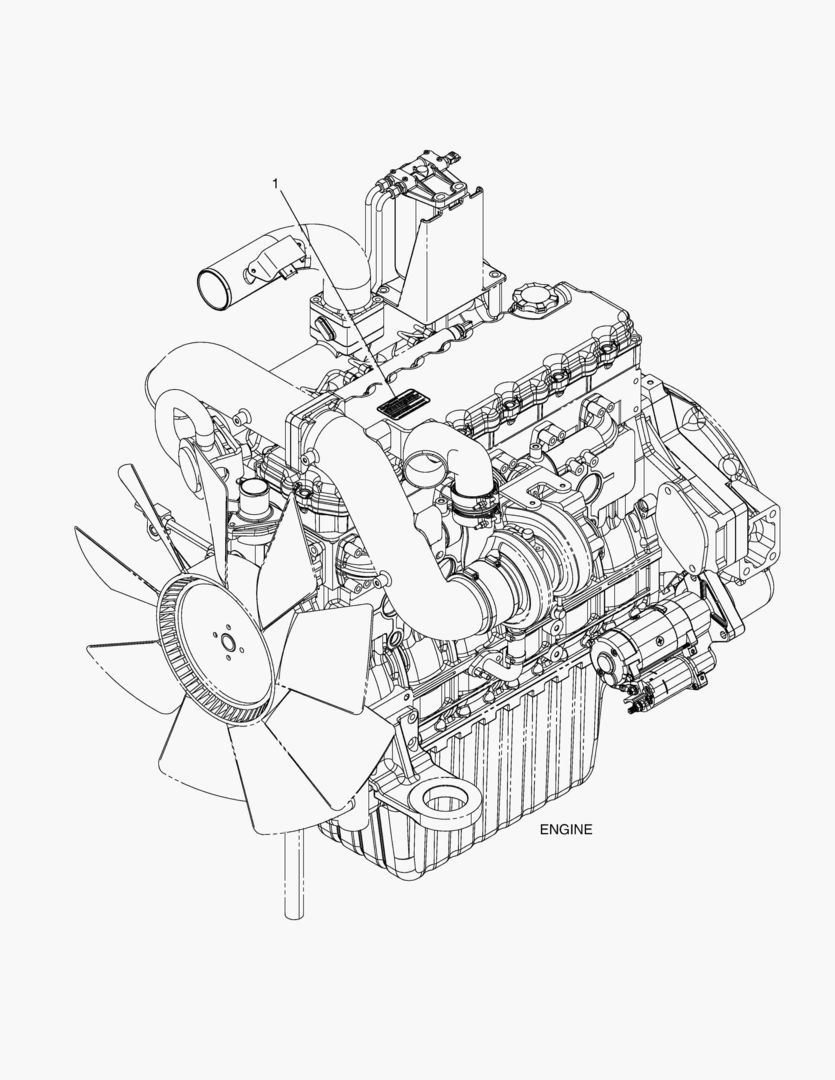 Спецтехника 5230 DECAL - ENGINE EMISSION [5001~5096] - главное фото