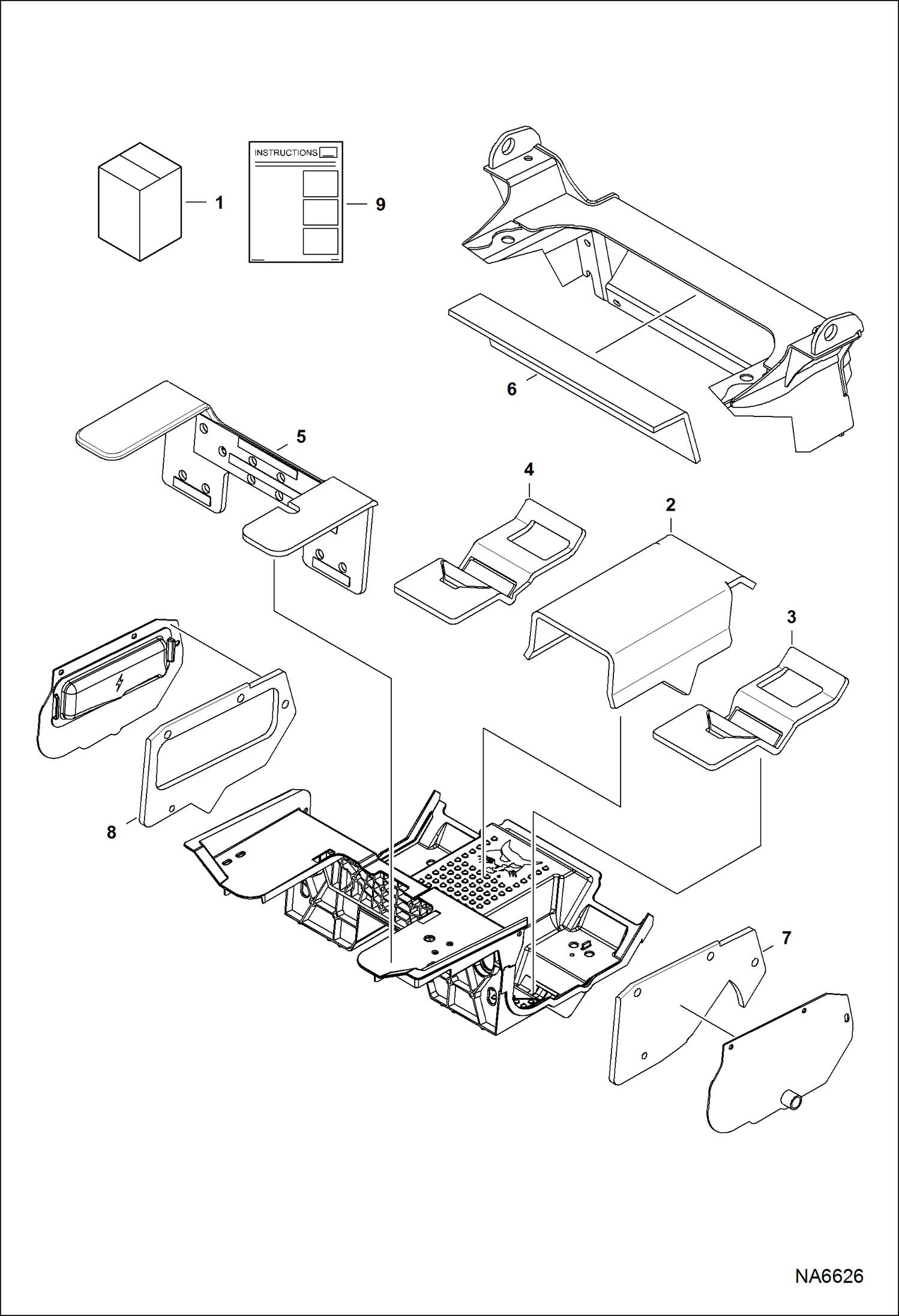 Схема КОМПЛЕКТ ДЕТАЛЕЙ СИСТЕМЫ ШУМОПОДАВЛЕНИЯ (МНОГОРЕЖИМНЫЙ ДЖОЙСТИК УПРАВЛЕНИЯ)