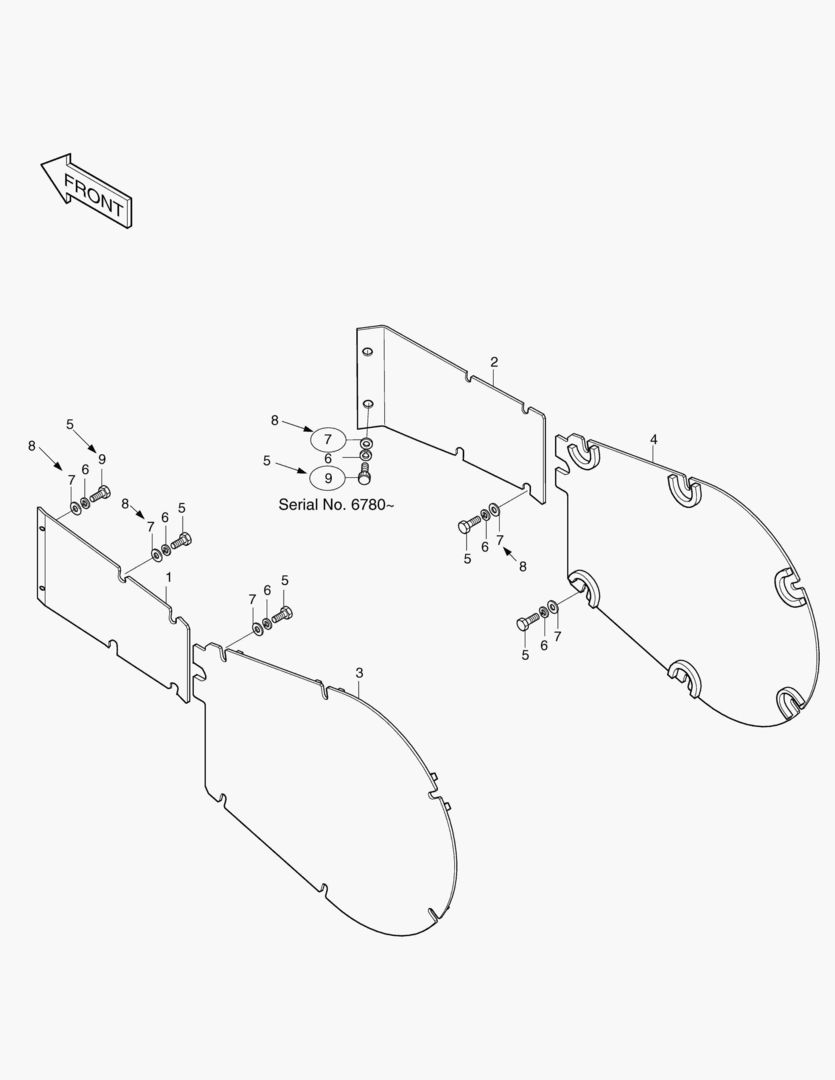 КРЫШКА ТРУБОПРОВОДА ХОДА