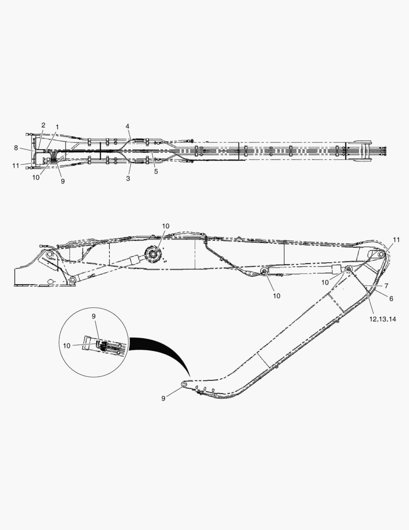 Схема ТРУБОПРОВОД СМАЗОЧНОЙ СИСТЕМЫ