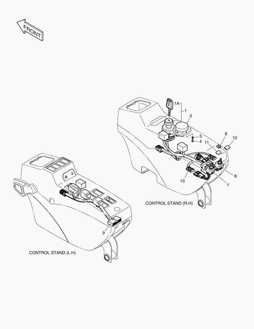 ЭЛЕКТРИЧЕСКИЕ ЗАПЧАСТИ - ПУЛЬТ УПРАВЛЕНИЯ