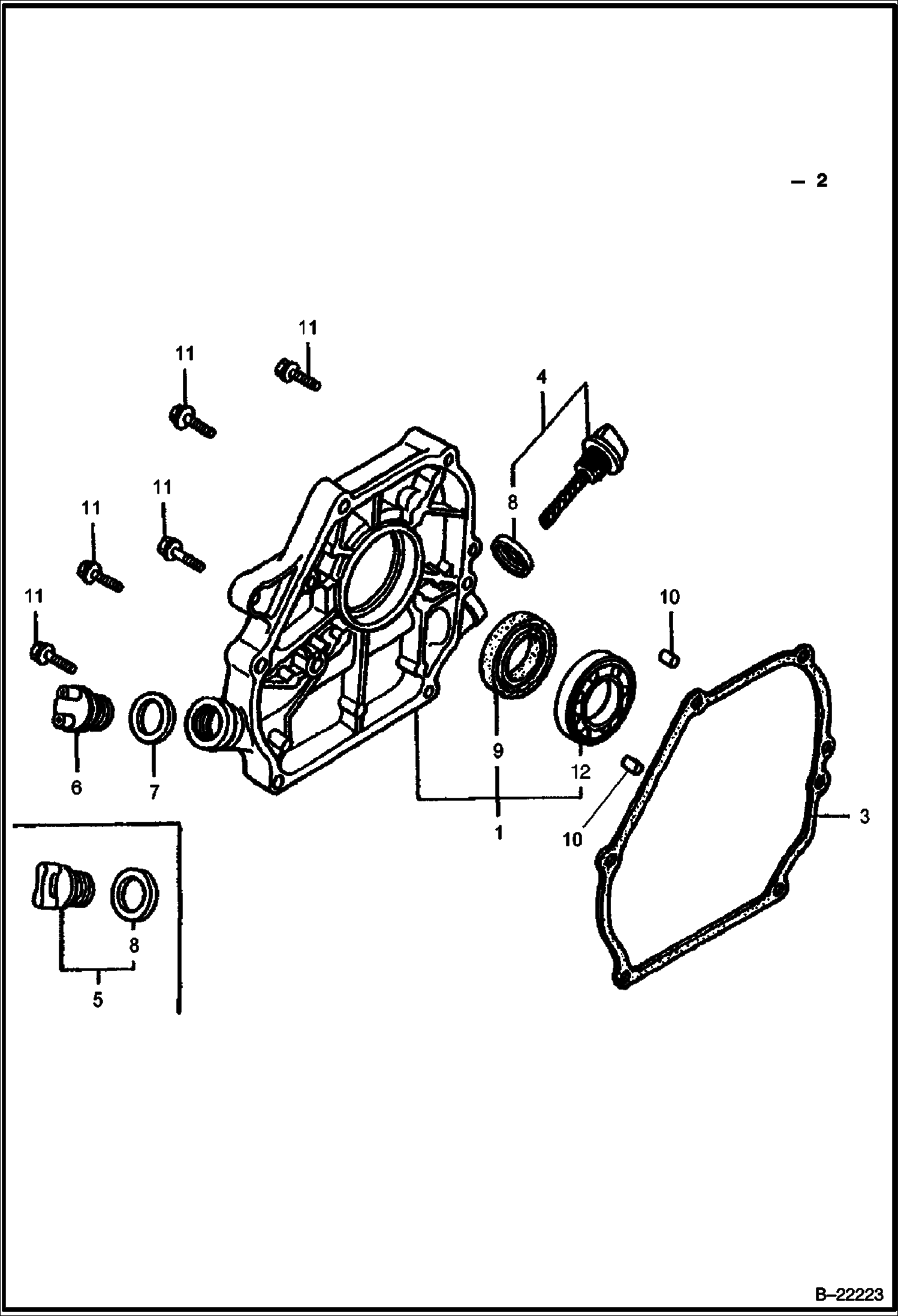 HONDA ДВИГАТЕЛЬ (КРЫШКА КРИВОШИПНОЙ КОРОБКИ)