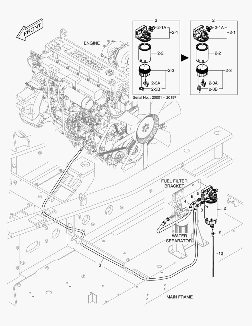 6170 FUEL FILTER - WITH BOWL & HEAD HEATER