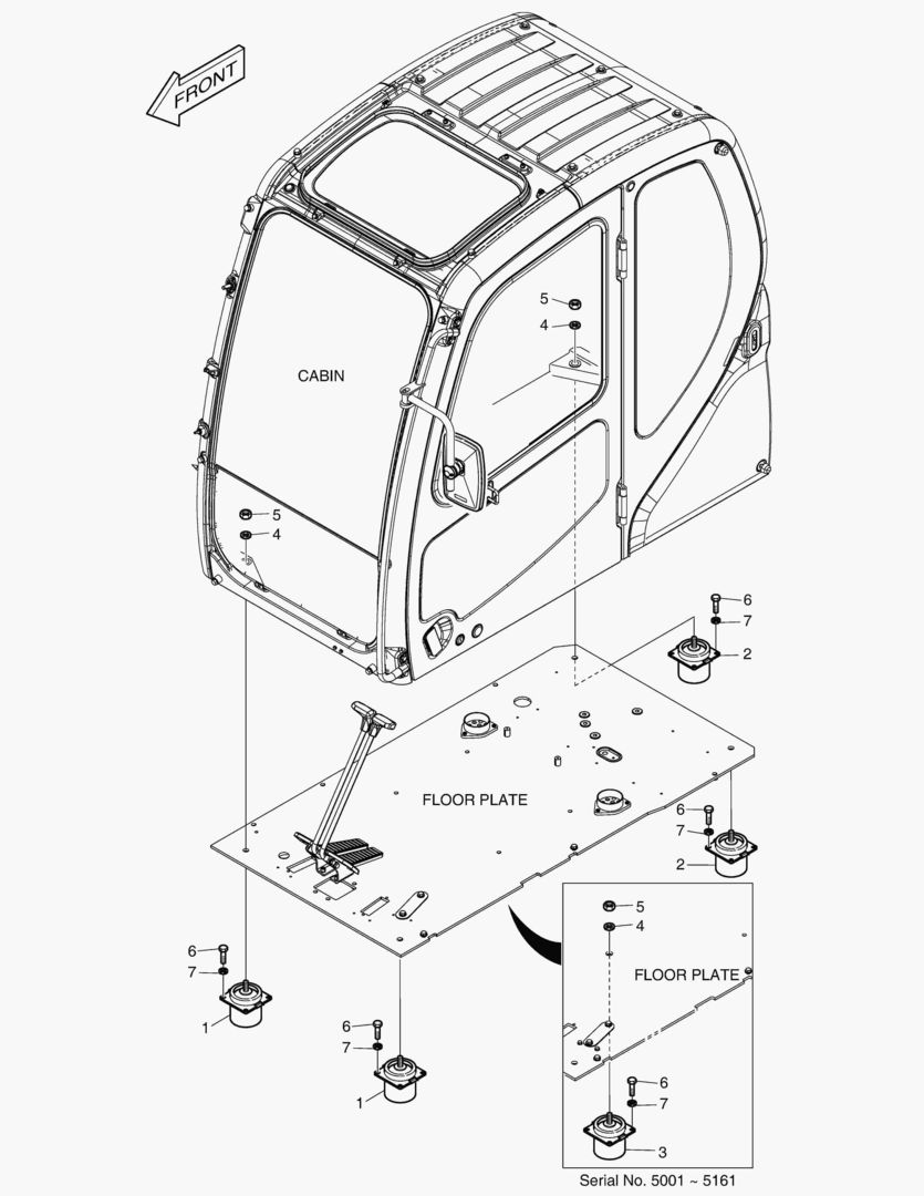УСТАНОВКА КАБИНЫ