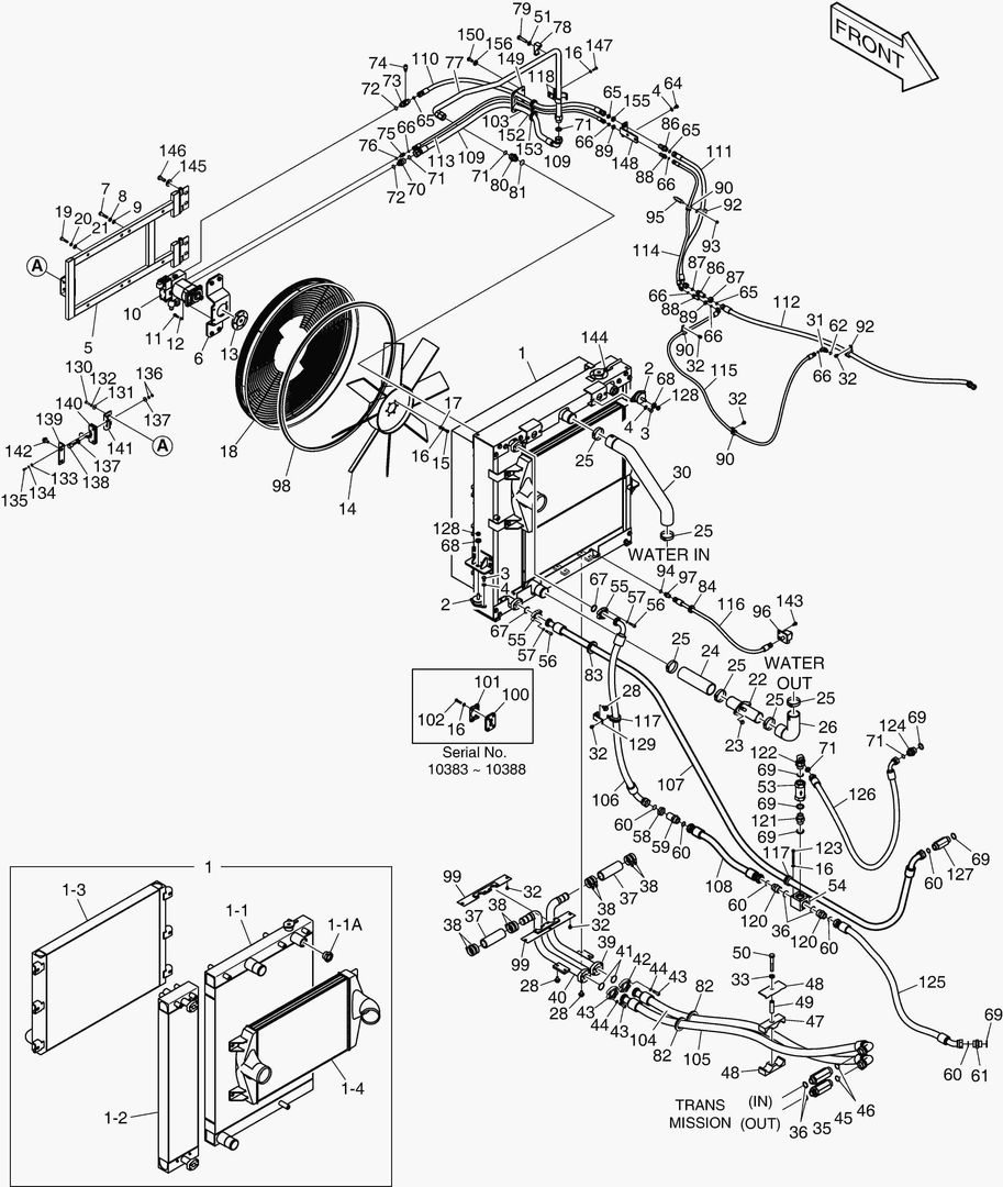 Спецтехника 1211 COOLER PIPING [10383~] - главное фото