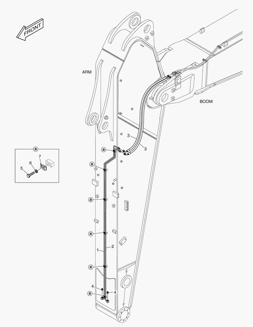 ГИДРОСИСТЕМА РУКОЯТИ - БЫСТРАЯ ПОСАДКА(РУКОЯТЬ 3.35 м)