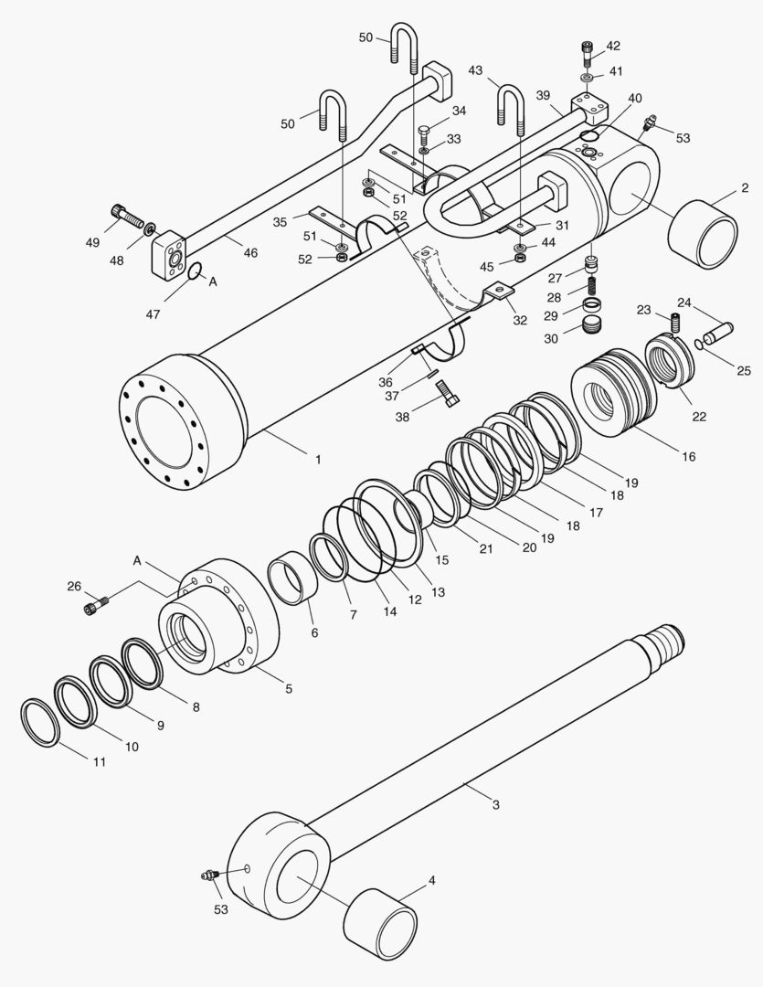 4410 ARM CYLINDER-HEAVY DUTY [1001~11771]