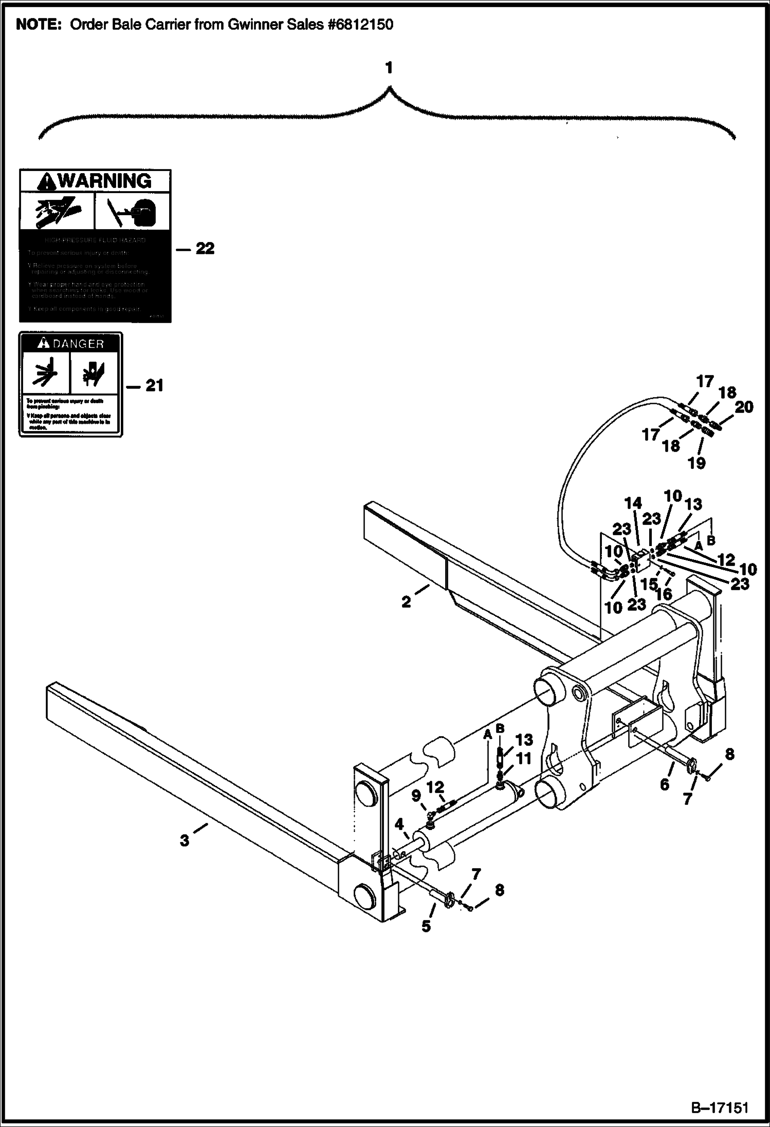 48-- ВИЛОЧНЫЙ КРЕПЕЖНЫЙ ЭЛЕМЕНТ (СЕРИЙНЫЙ НОМЕР 017800101 И ВЫШЕ)