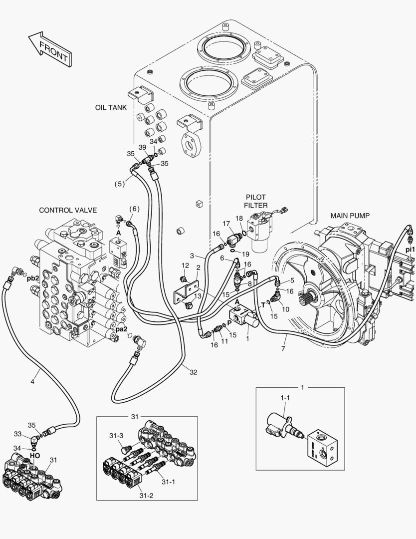 6175 PILOT PIPING - ONE & TWO WAY [1184~]