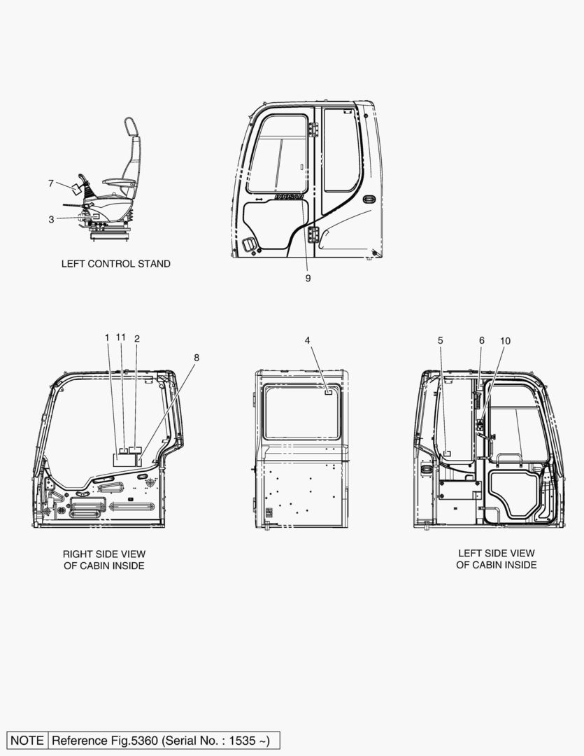 5150 NAME PLATE - CABIN(EUROPE) [1001~1534]