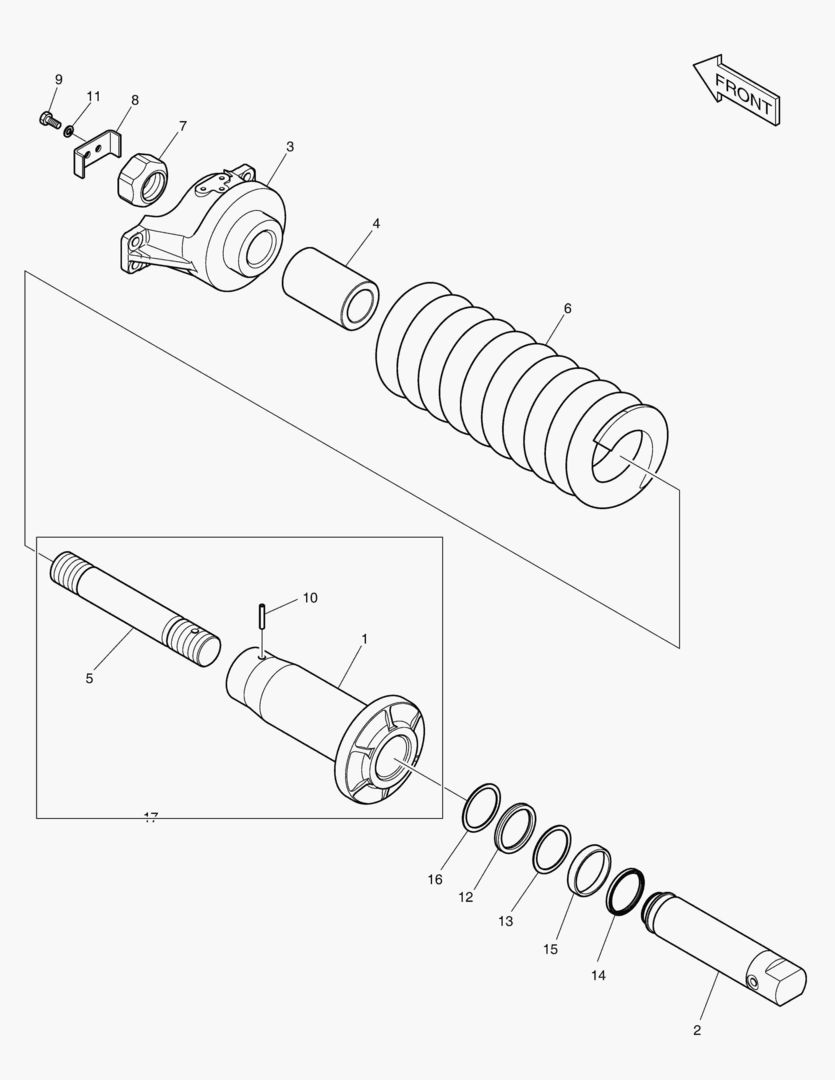 ПРУЖИНЫ ГУСЕНИЦЫ