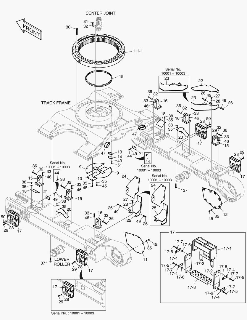 КОМПЛЕКТУЮЩИЕ ГУСЕНИЦЫ
