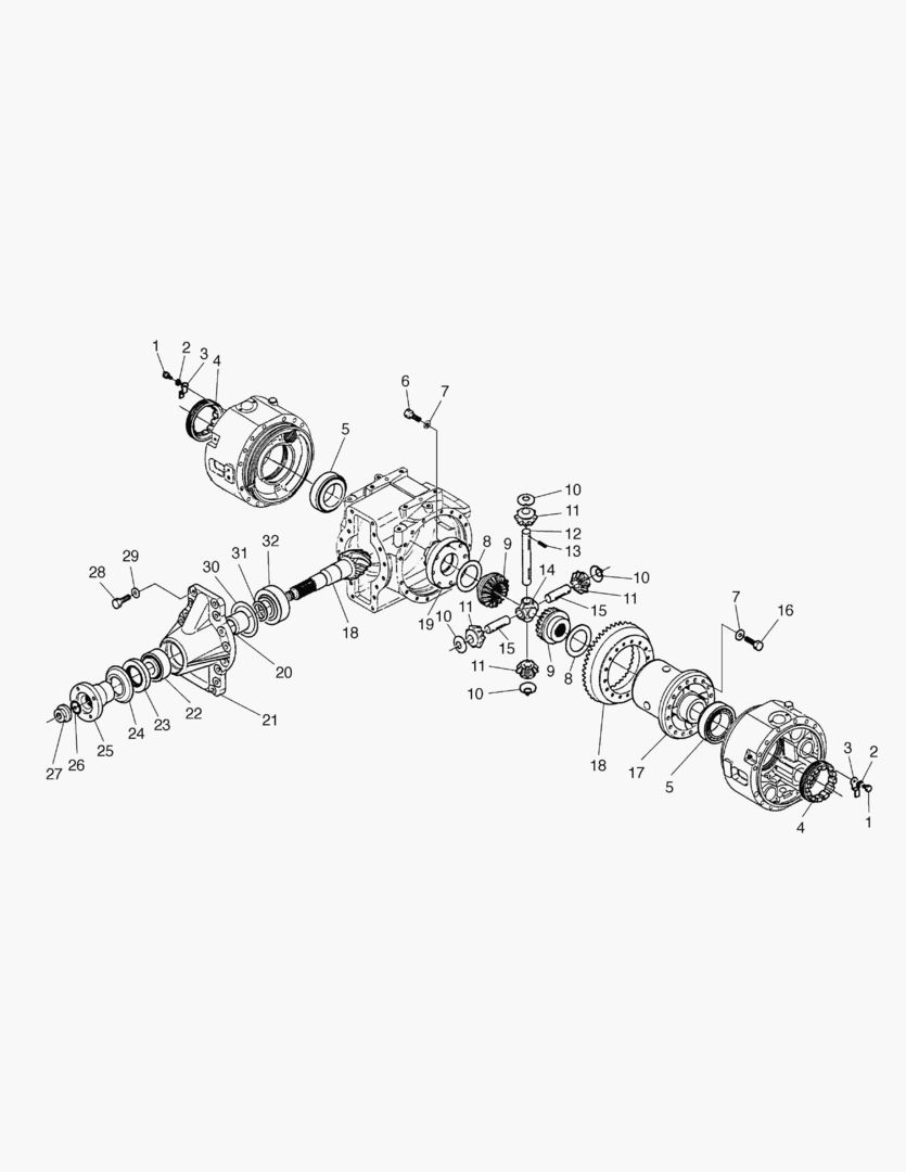 ДИФФЕРЕНЦИАЛ ПЕРЕДНЕГО МОСТА-СТАНДАРТ