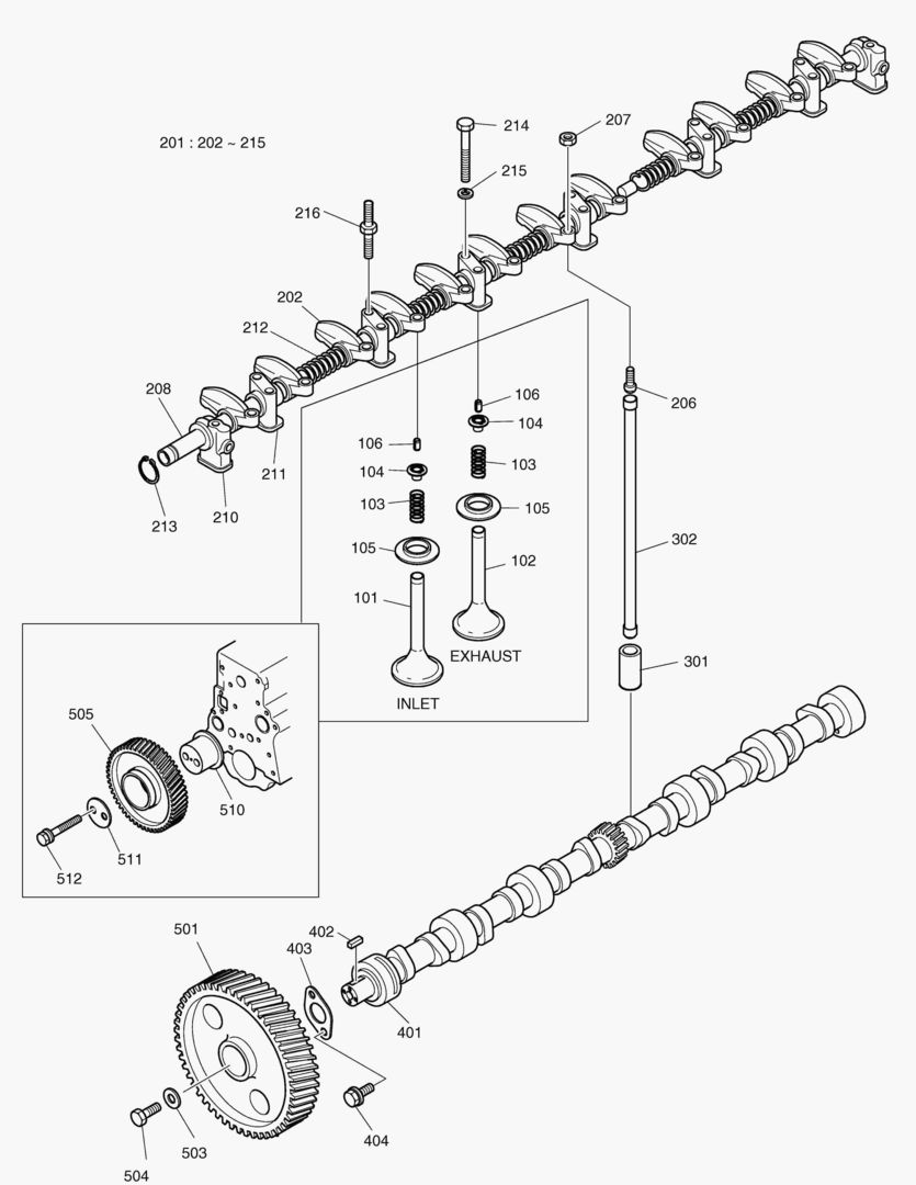 Схема 170 VALVE MECHANISM [2017~]