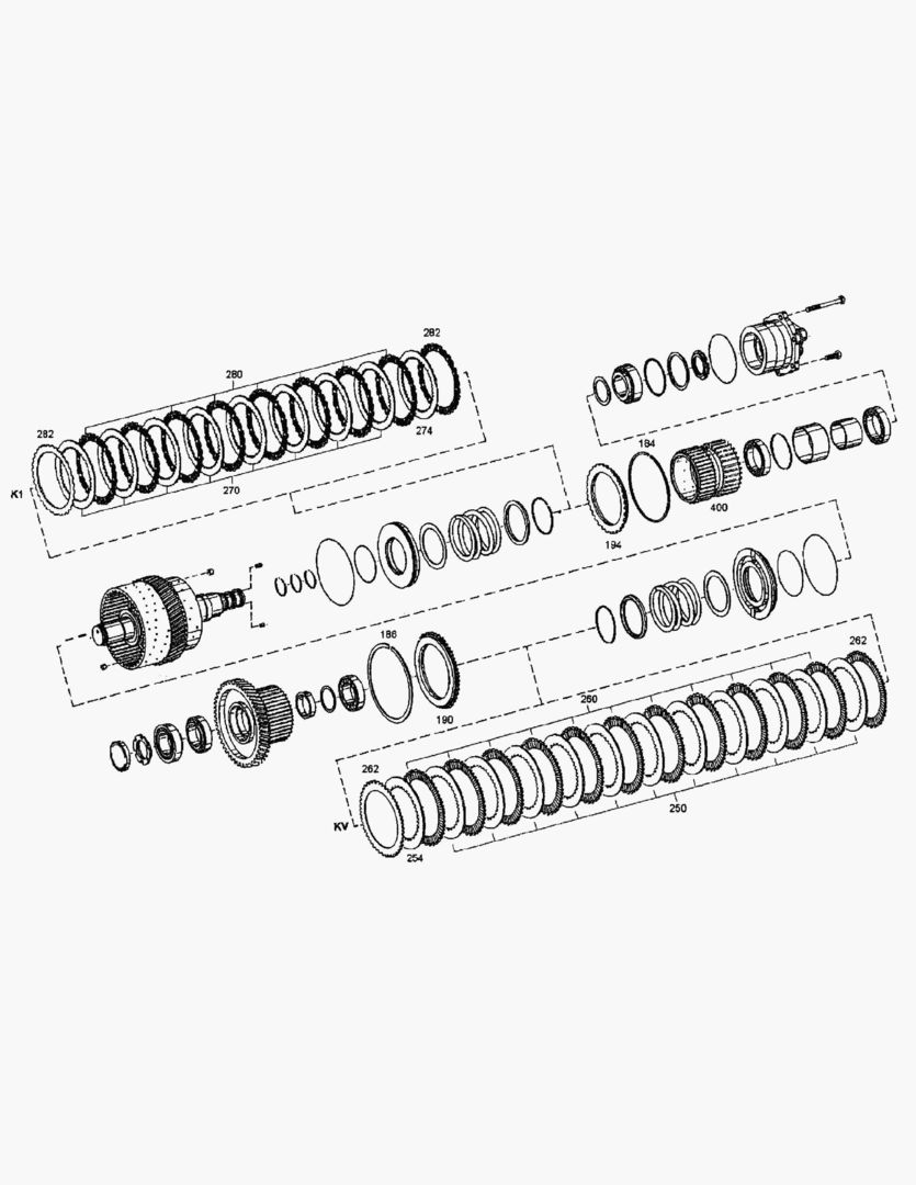Схема G020-31 COUPLING KV + K1 [513055~513086]