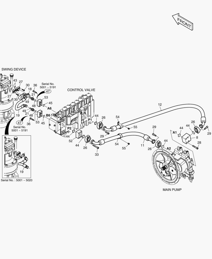 1260 MAIN PIPING(1) - PUMP & SWING