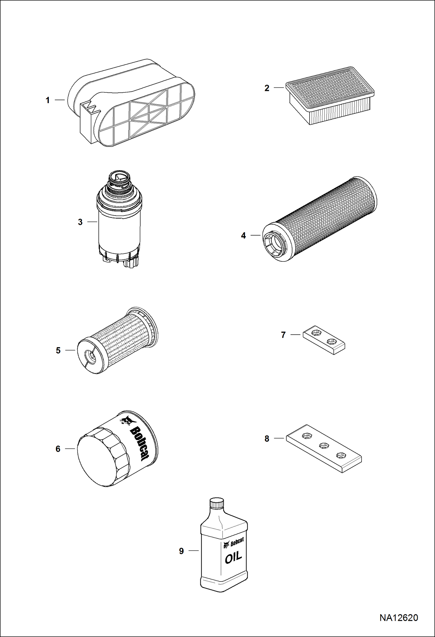 Схема ПУНКТЫ ТЕХНИЧЕСКОГО ОБСЛУЖИВАНИЯ (КАЖДЫЕ 500 ЧАСОВ ИЛИ КАЖДЫЕ 6 МЕСЯЦЕВ)