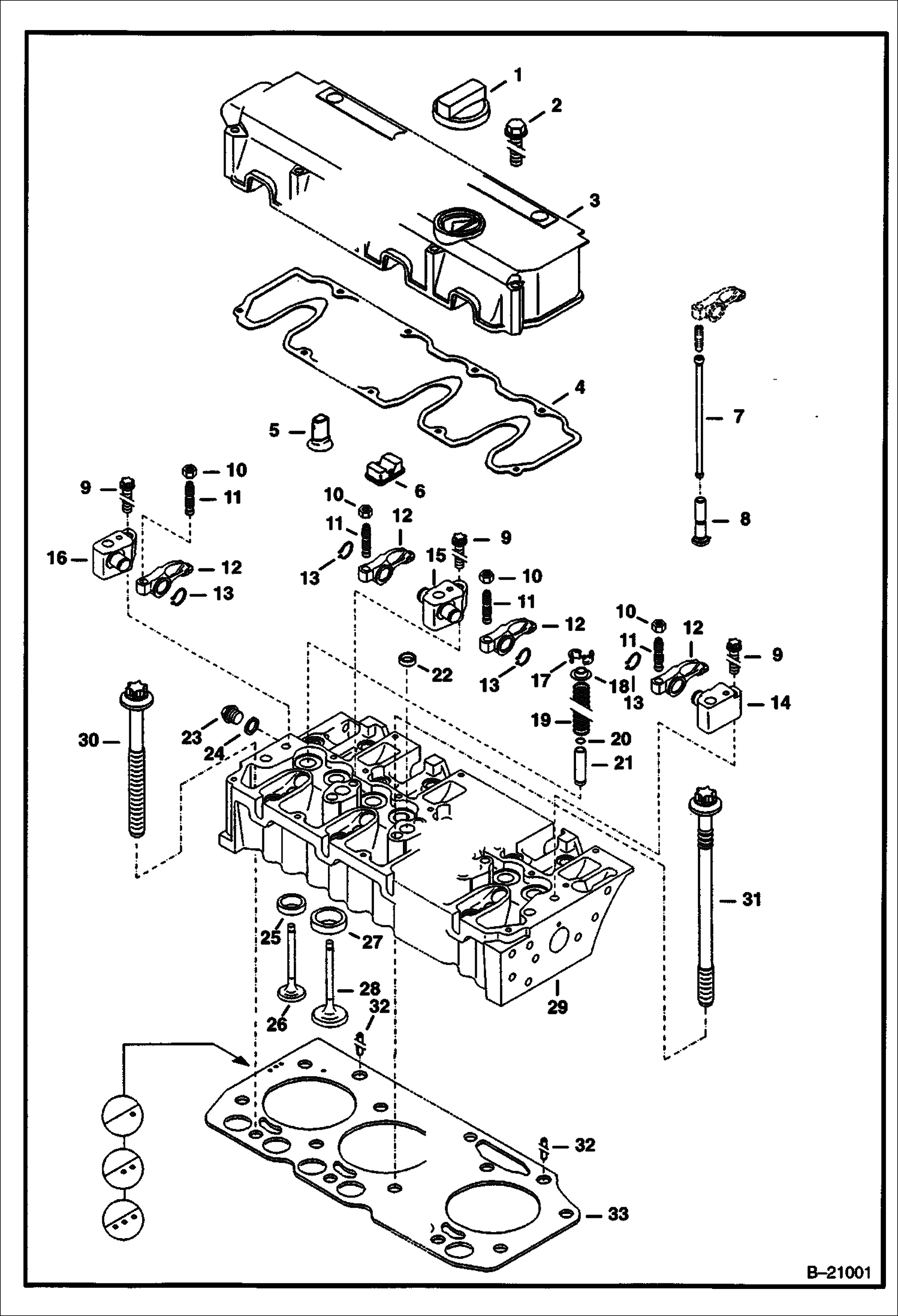 ГОЛОВКА ЦИЛИНДРА И КРЫШКА