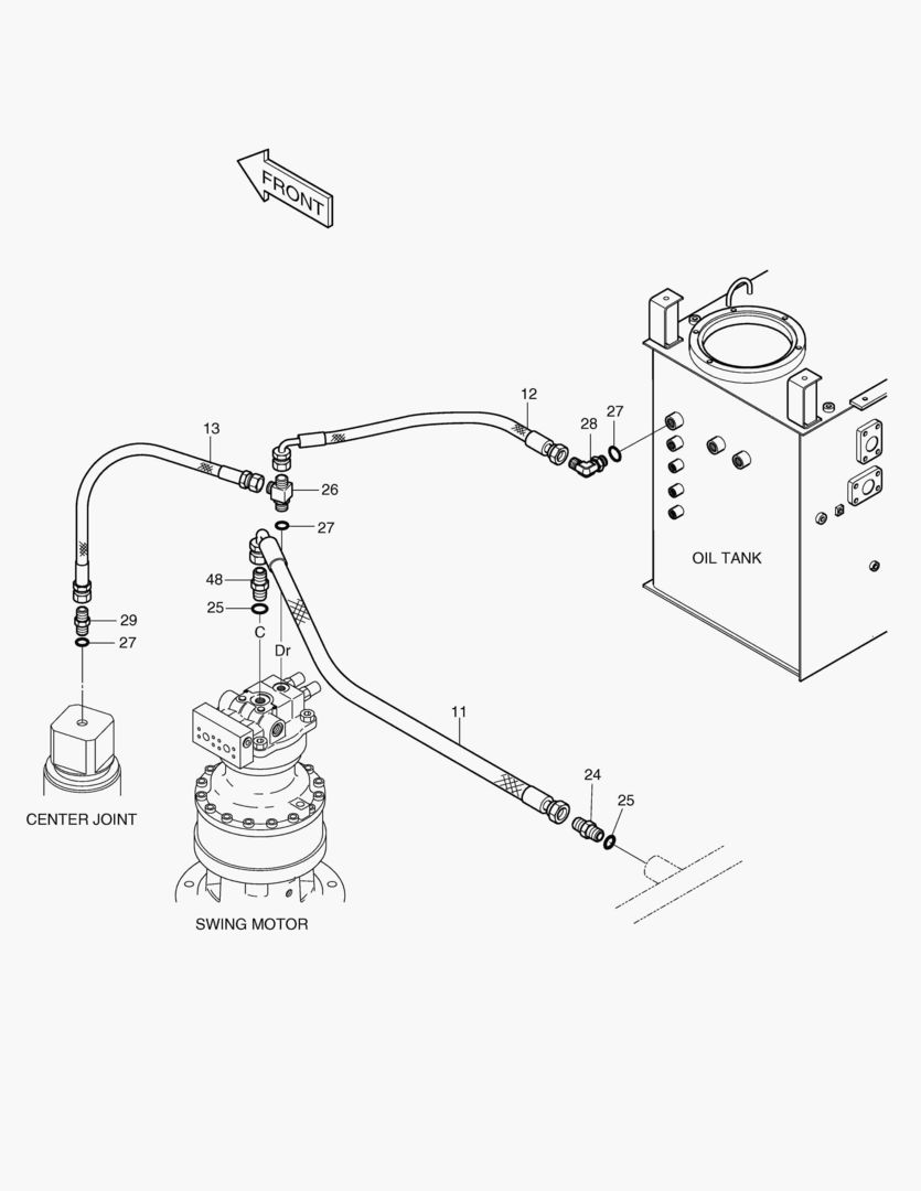 ТУБОПРОВОД МАСЛЯНОГО РАДИАТОРА(3)