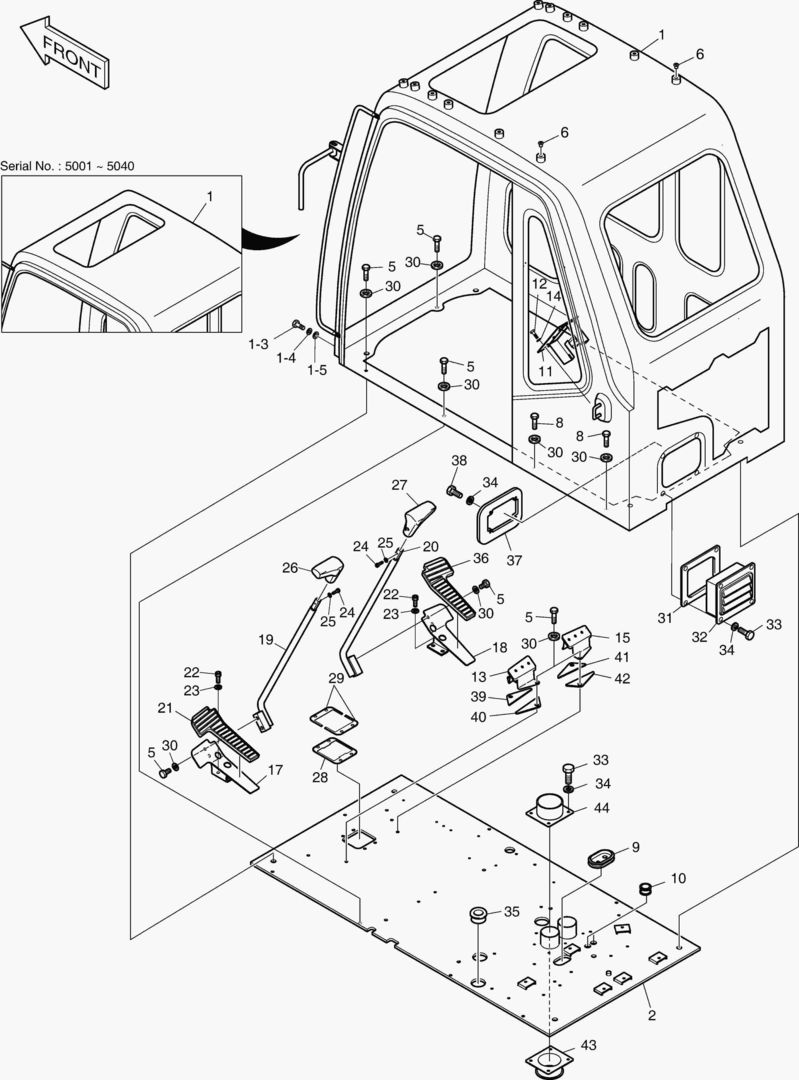 КАБИНА В СБОРЕ