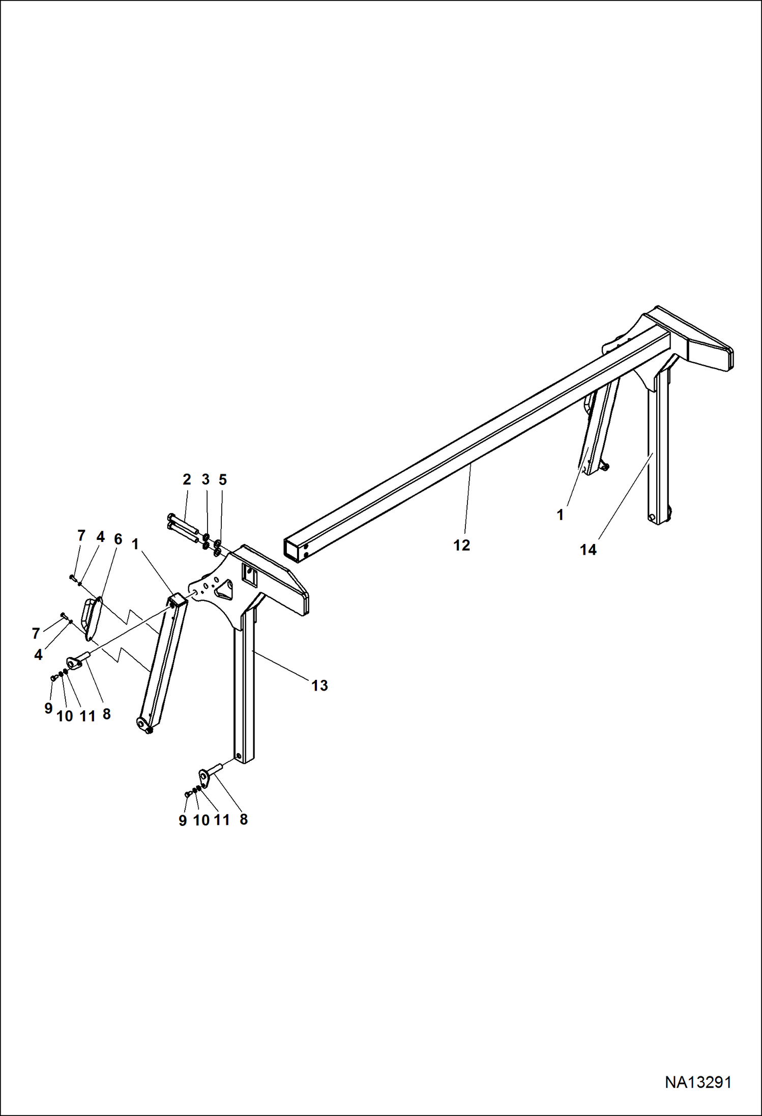 ТОЛКАТЕЛЬ FRC200HT (СЕРИЙНЫЙ НОМЕР B48J00101 И ВЫШЕ)