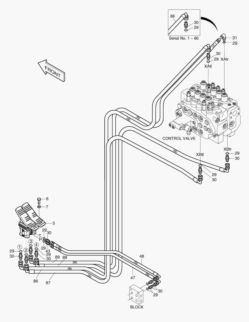 ТРУБОПРОВОД СЕРВОУПРАВЛЕНИЯ(6)