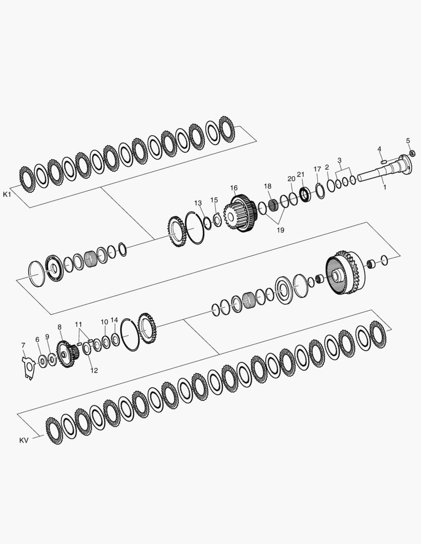 ТРАНСМИССИЯ-СЦЕПЛЕНИЕ(2)-ZF ТРАНСМИССИЯ