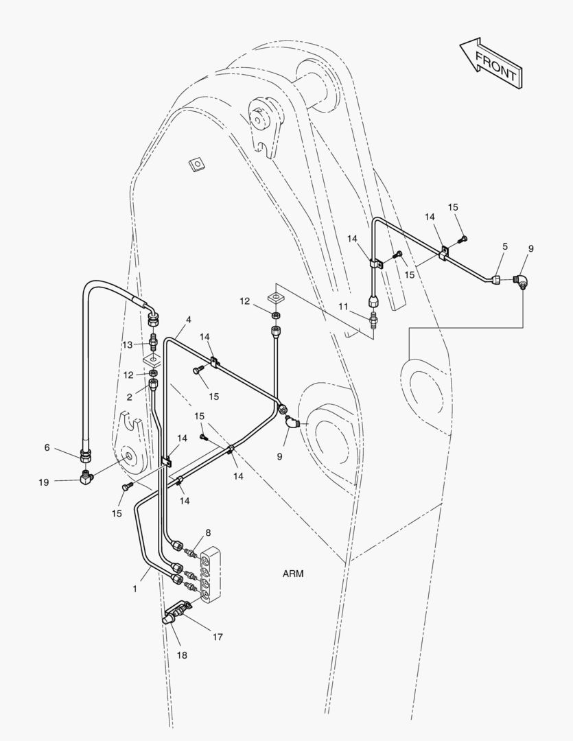 3160 LUBRICATION PIPING-ARM [20026~]