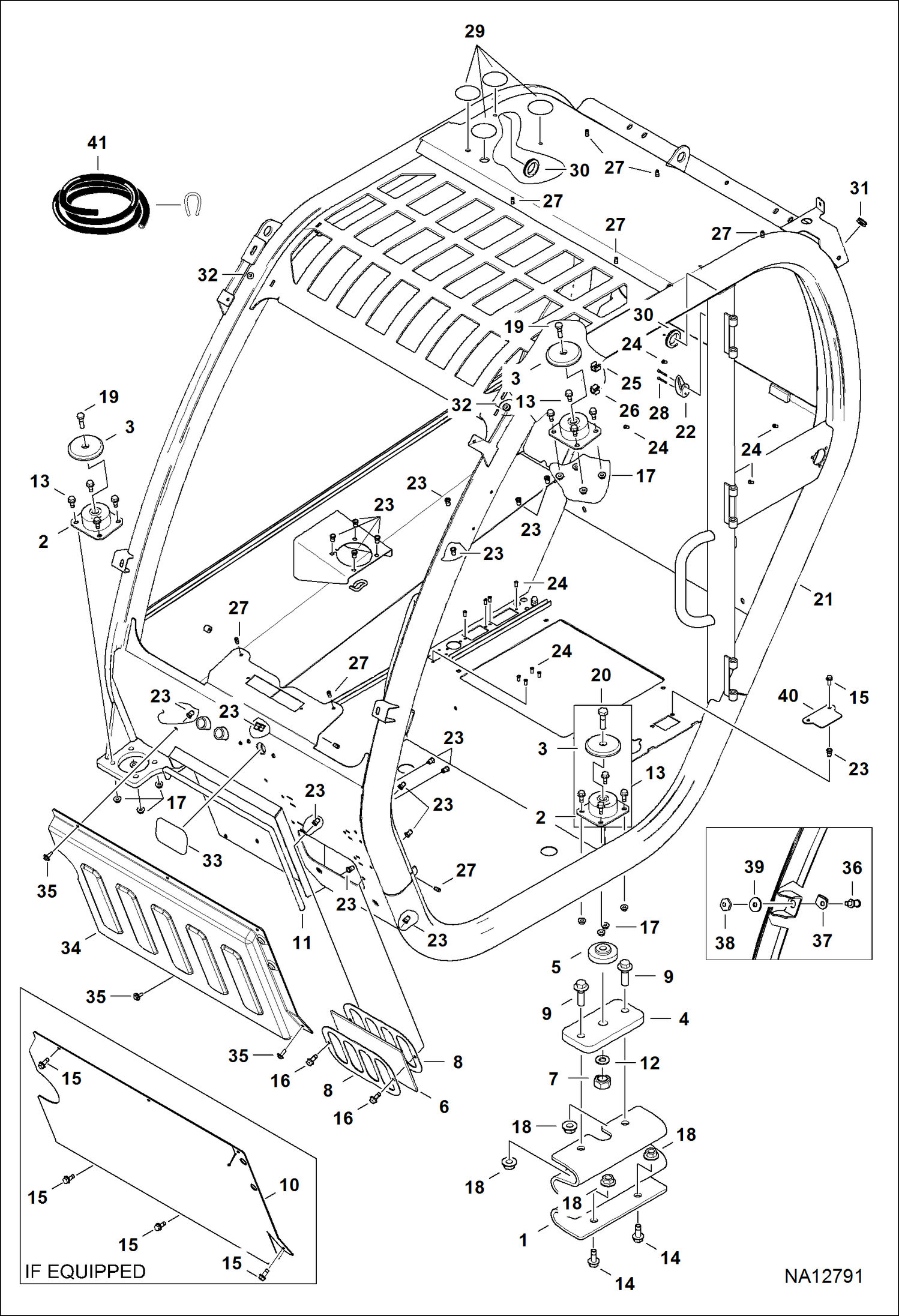 КАБИНА ВОДИТЕЛЯ (КОНСТРУКЦИЯ И ФИКСАЦИЯ)